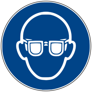 Augenschutz benutzen Schild (ISO 7010)